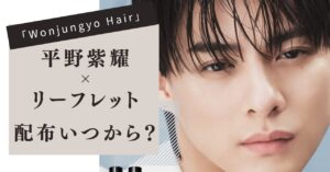 ウォンジョンヨヘア,平野紫耀,リーフレット