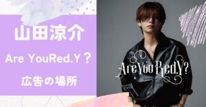 山田涼介,Are You Red.Y？,広告